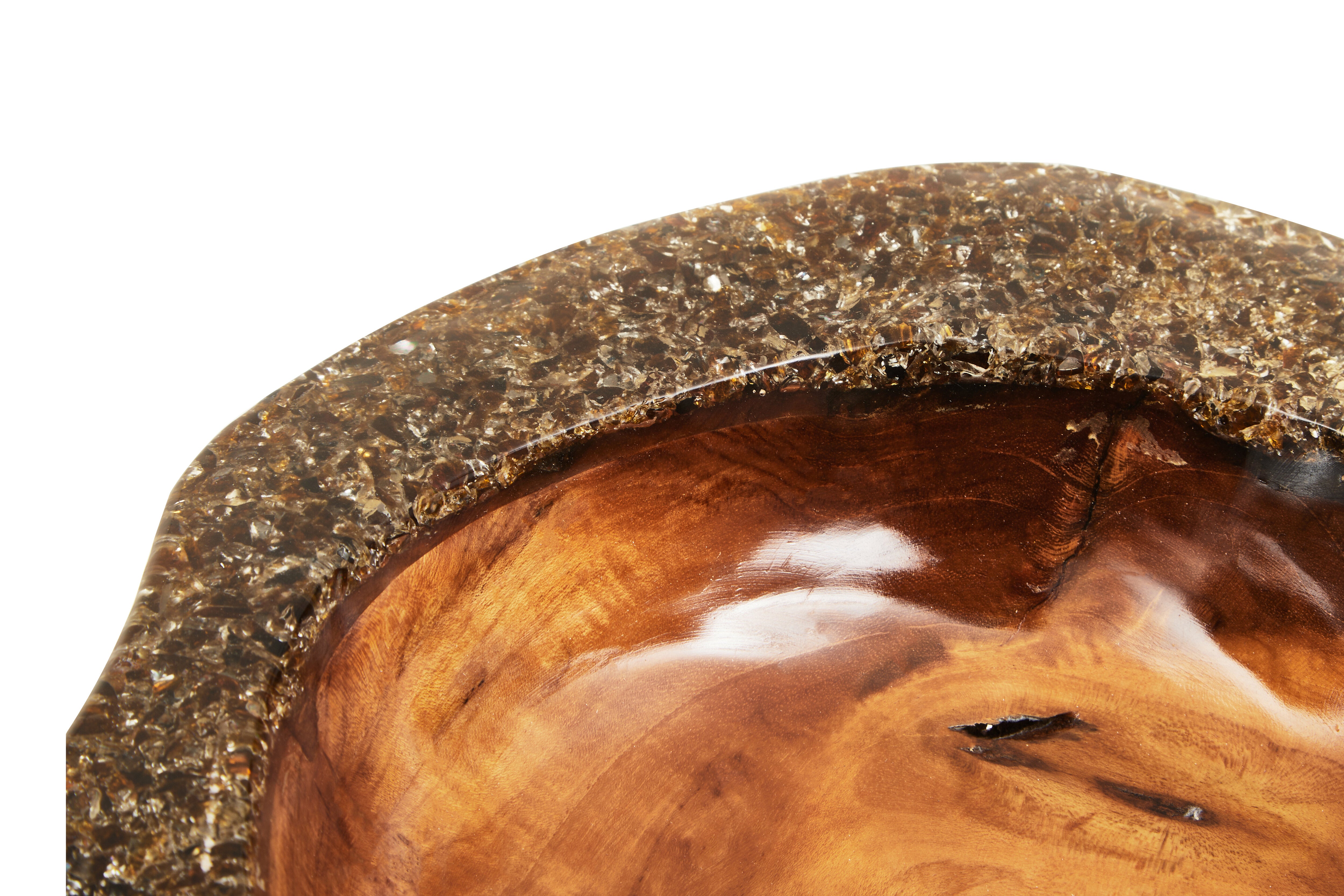 Malvern Teak Wood & Resin Bowl